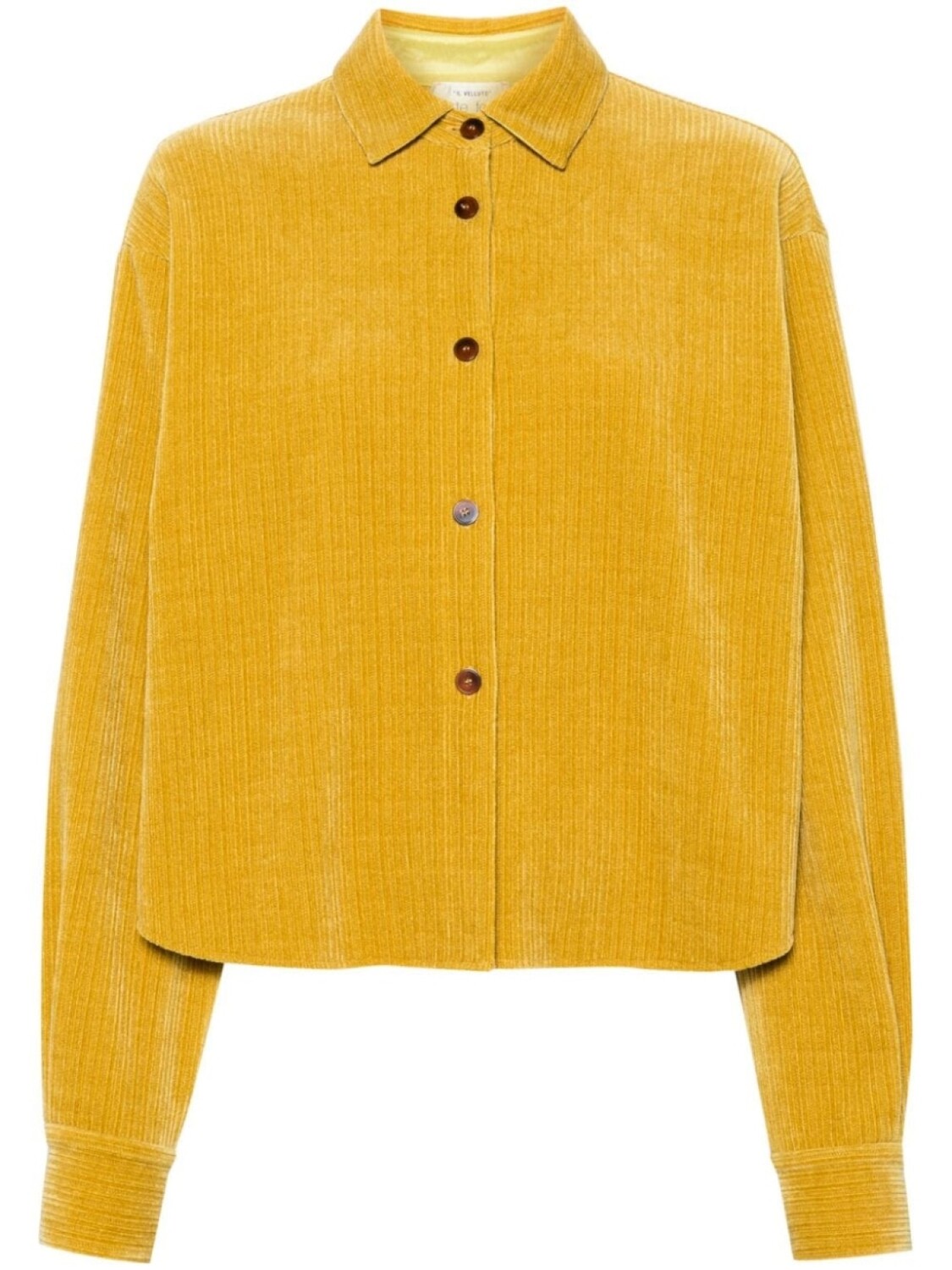 Forte Forte вельветовая рубашка с классическим воротником, желтый 
Forte Forte вельветовая рубашка с классическим воротником, желтый