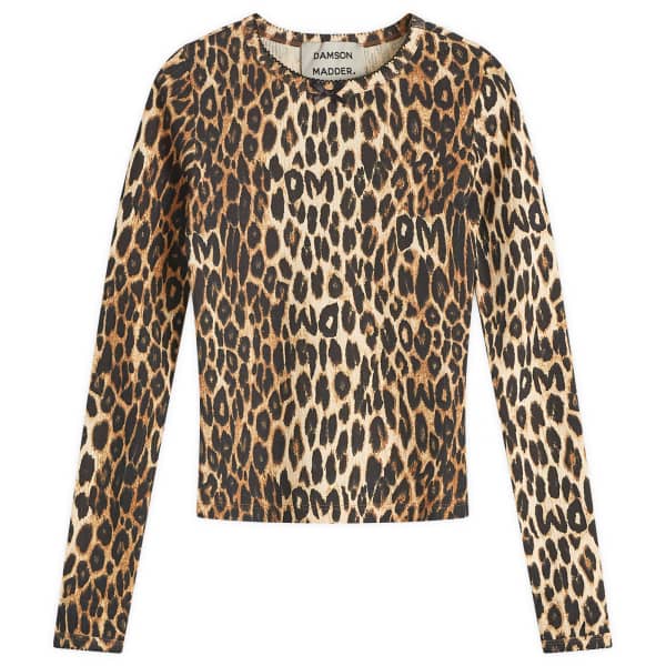 Топ с длинными рукавами Lua pointelle Damson Madder, леопардовый принт
Топ с длинными рукавами Lua pointelle Damson Madder, леопардовый принт