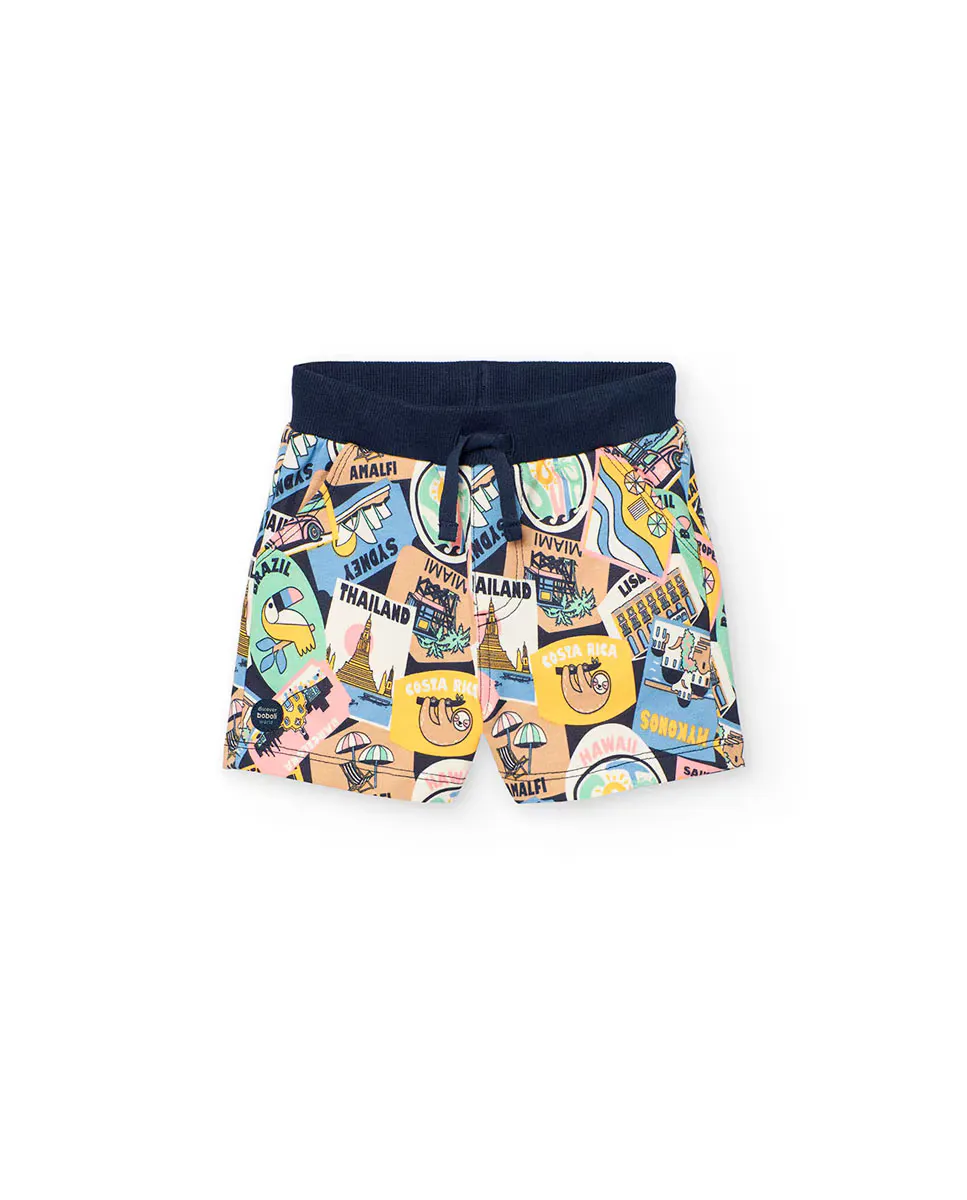 Бэби мальчик хлопковые шорты-бермуды с фантазийным принтом Boboli, многоцветный
Бэби мальчик хлопковые шорты-бермуды с фантазийным принтом Boboli, многоцветный
