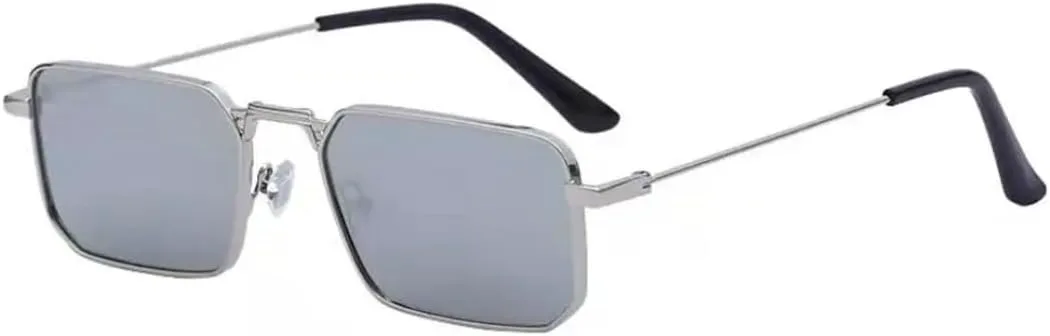 Маленькие прямоугольные солнцезащитные очки для женщин в винтажной металлической оправе, для мужчин, роскошные женские очки в стиле панк VFDHN, Silver-silver
Маленькие прямоугольные солнцезащитные очки для женщин в винтажной металлической оправе, для мужчин, роскошные женские очки в стиле панк VFDHN, Silver-silver