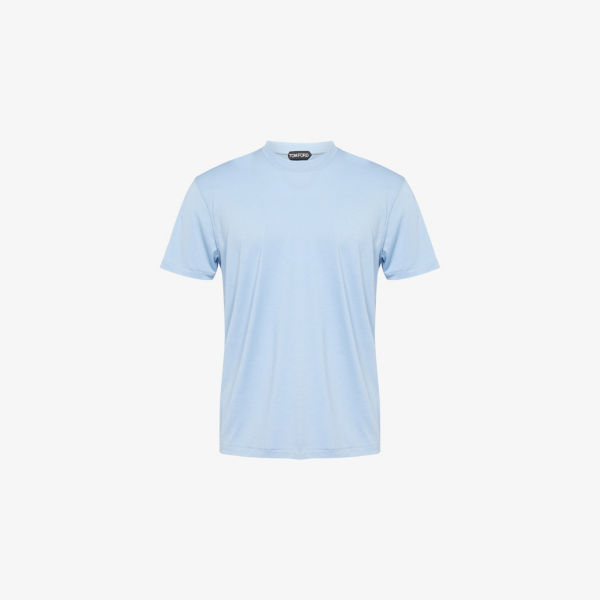 Футболка Tom Ford классического кроя, голубой
Футболка Tom Ford классического кроя, голубой