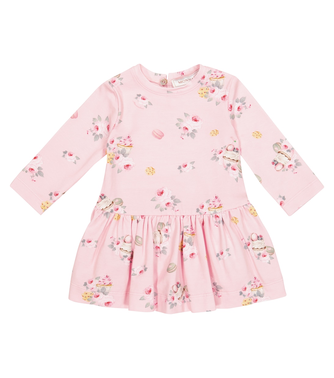 Детское платье из джерси с цветочным принтом Monnalisa, розовый
Детское платье из джерси с цветочным принтом Monnalisa, розовый