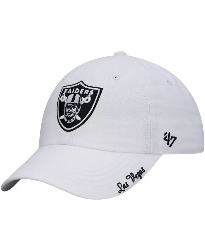Женская белая регулируемая кепка Las Vegas Raiders Miata Clean Up Primary '47 Brand, белый
Женская белая регулируемая кепка Las Vegas Raiders Miata Clean Up Primary '47 Brand, белый