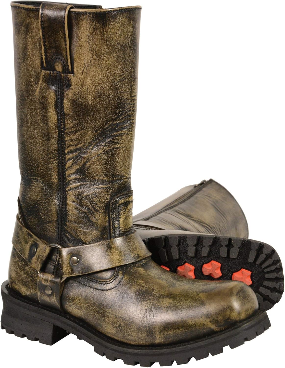 Мужские мотоциклетные ботинки Milwaukee Leather, потертая коричневая кожа, широкая колодка, квадратный носок 28 см MBM9005W
Мужские мотоциклетные ботинки Milwaukee Leather, потертая коричневая кожа, широкая колодка, квадратный носок 28 см MBM9005W