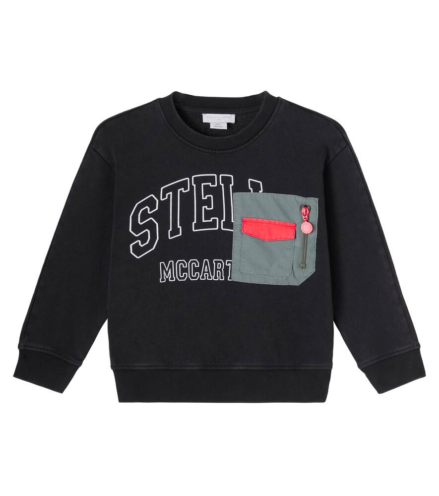 Хлопковый флисовый свитшот Stella McCartney Kids, Nero Lavato
Хлопковый флисовый свитшот Stella McCartney Kids, Nero Lavato