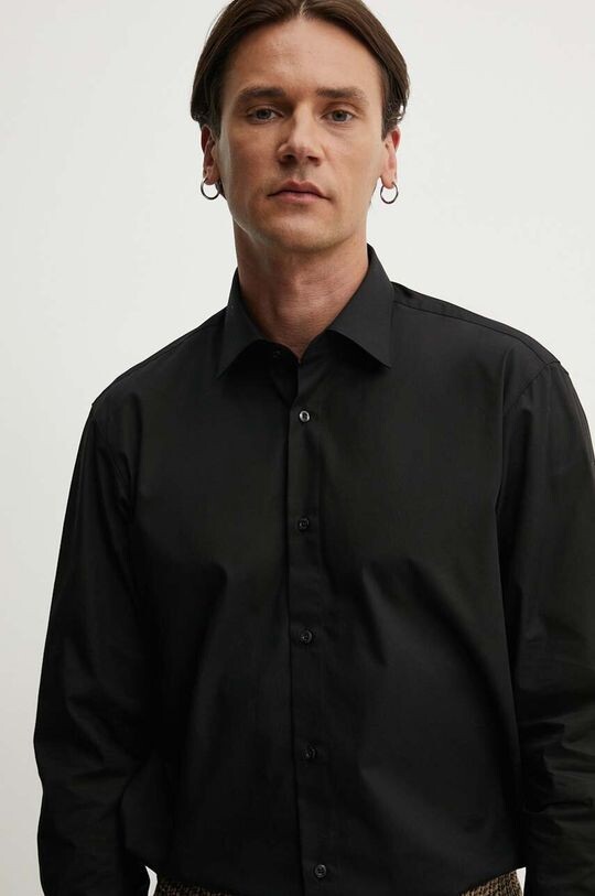 Хлопковая рубашка Hugo, черный
Хлопковая рубашка Hugo, черный