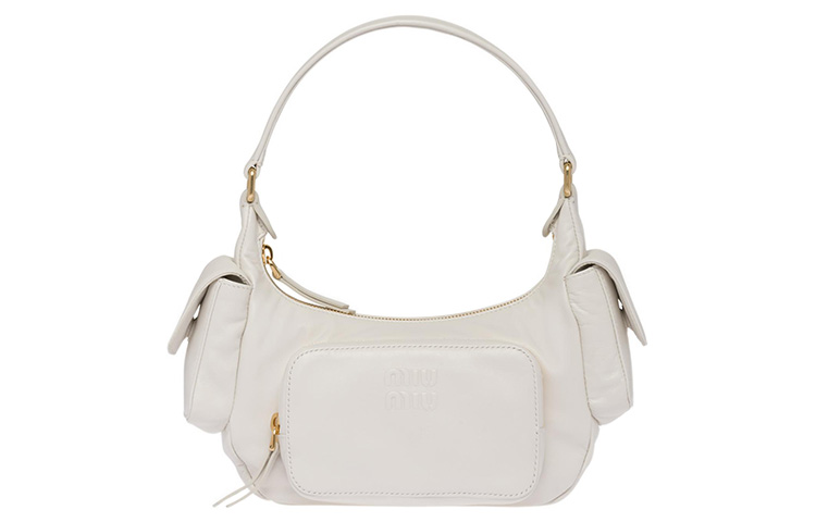 Miu Miu Сумка через плечо из овчины с изображением локомотива, женская сумка белого цвета
Miu Miu Сумка через плечо из овчины с изображением локомотива, женская сумка белого цвета