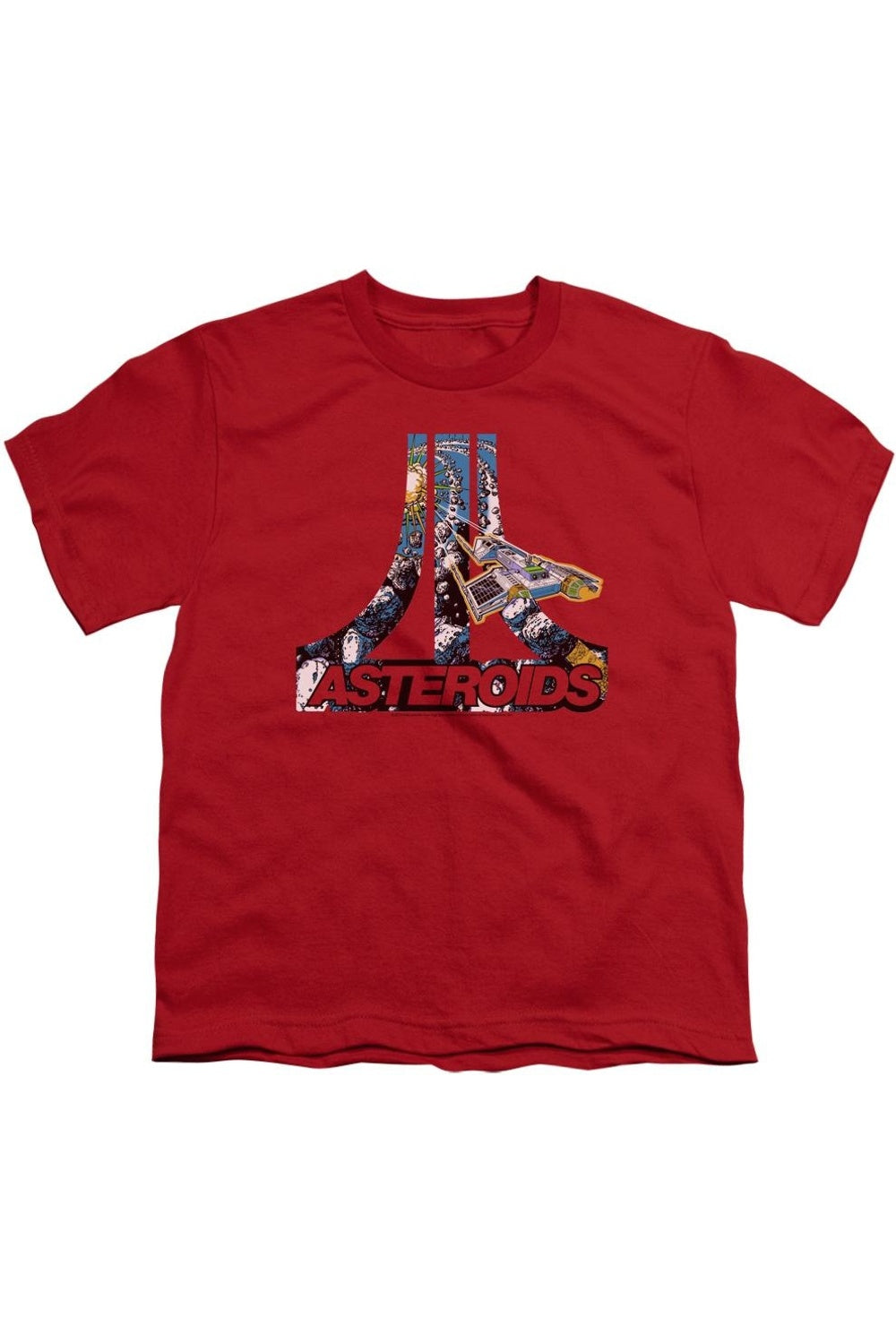 Футболка Atari Asteroids с коротким рукавом для детей Gildan, красный 
Футболка Atari Asteroids с коротким рукавом для детей Gildan, красный