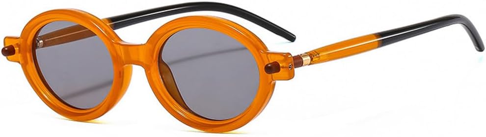 Популярные модные солнцезащитные очки маленького овального размера для женщин в стиле ретро с прозрачными линзами цвета океана, для мужчин в стиле панк с заклепками, солнцезащитные очки UV400 TKKTLLT, Orange Light Gray
Популярные модные солнцезащитные очки маленького овального размера для женщин в стиле ретро с прозрачными линзами цвета океана, для мужчин в стиле панк с заклепками, солнцезащитные очки UV400 TKKTLLT, Orange Light Gray