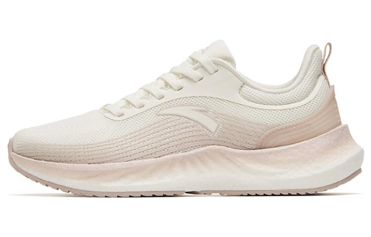 Кроссовки женские Martian Foam с низким верхом цвета слоновой кости/пепельно-лотусового цвета Anta 
Кроссовки женские Martian Foam с низким верхом цвета слоновой кости/пепельно-лотусового цвета Anta