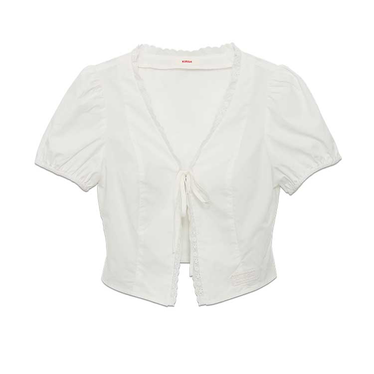 Футболка с буфами для женщин KIRSH, белый
Футболка с буфами для женщин KIRSH, белый