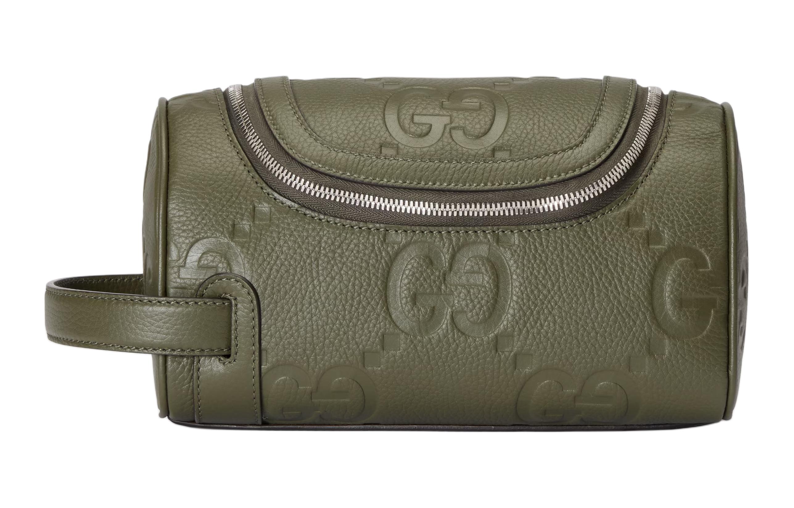 GUCCI Jumbo GG кожаная косметичка Small женская темно-зеленая
GUCCI Jumbo GG кожаная косметичка Small женская темно-зеленая