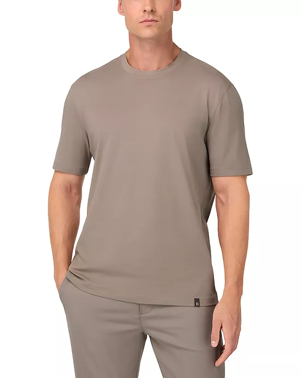 Футболка из эластичного хлопка Supima Boggi Milano, бежевый
Футболка из эластичного хлопка Supima Boggi Milano, бежевый