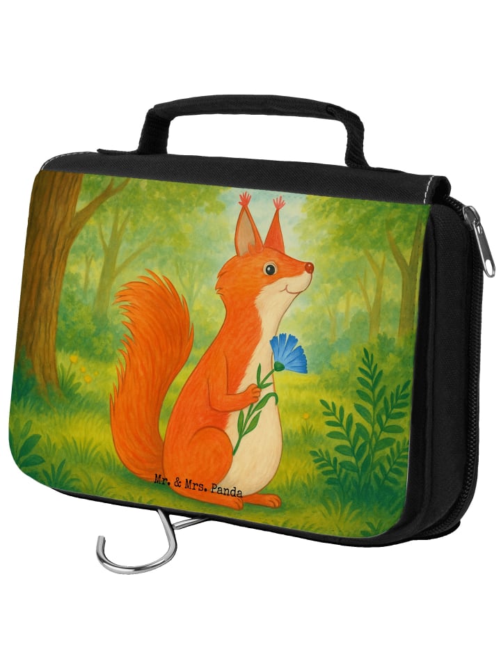 Mr. & Mrs. Panda Косметичка с рисунком белки и цветов, без надписи, белого цвета
Mr. & Mrs. Panda Косметичка с рисунком белки и цветов, без надписи, белого цвета