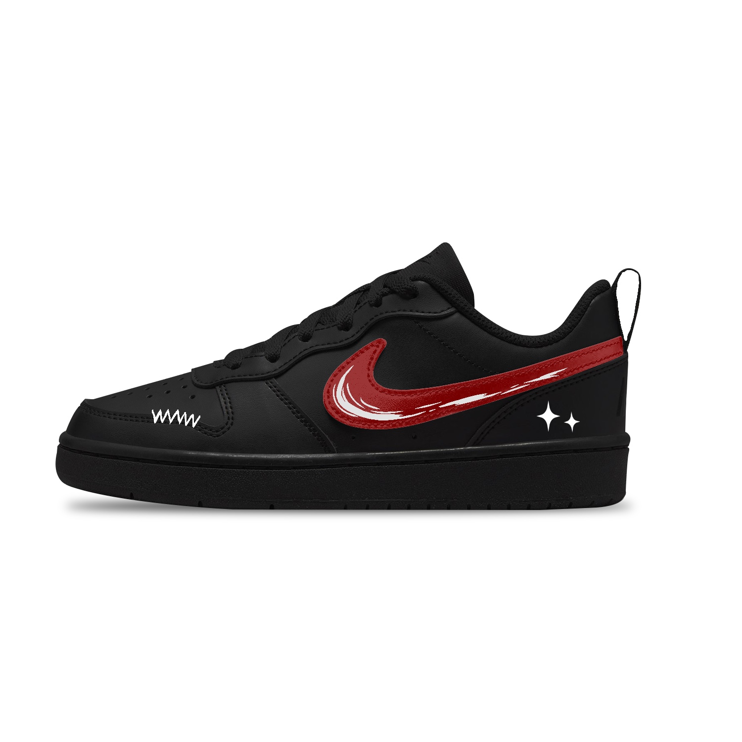 Nike Court Borough Mystic 2 Abrasion Resistant Breathable Low top Kids' Skateboarding Shoes Black Unisex
Nike Court Borough Mystic 2 Abrasion Resistant Breathable Low top Kids' Skateboarding Shoes Black Unisex