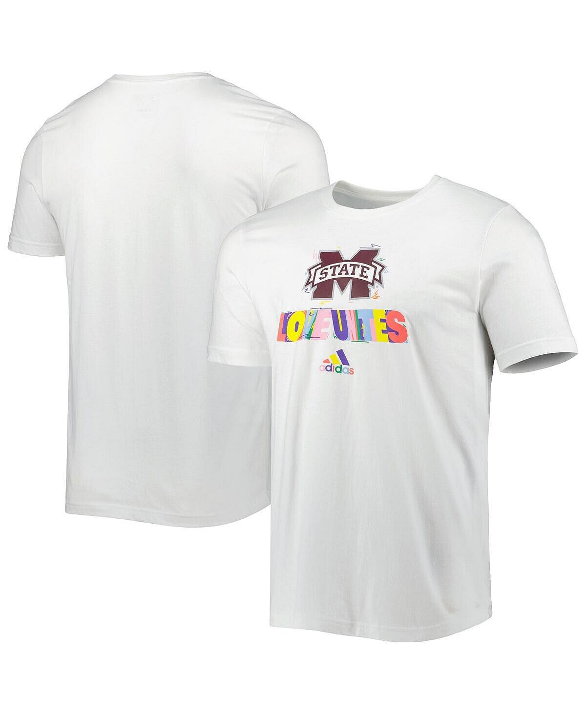 Мужская белая футболка Mississippi State Bulldogs Pride Fresh adidas, Белый, Мужская белая футболка Mississippi State Bulldogs Pride Fresh adidas 
Мужская белая футболка Mississippi State Bulldogs Pride Fresh adidas, Белый, Мужская белая футболка Mississippi State Bulldogs Pride Fresh adidas