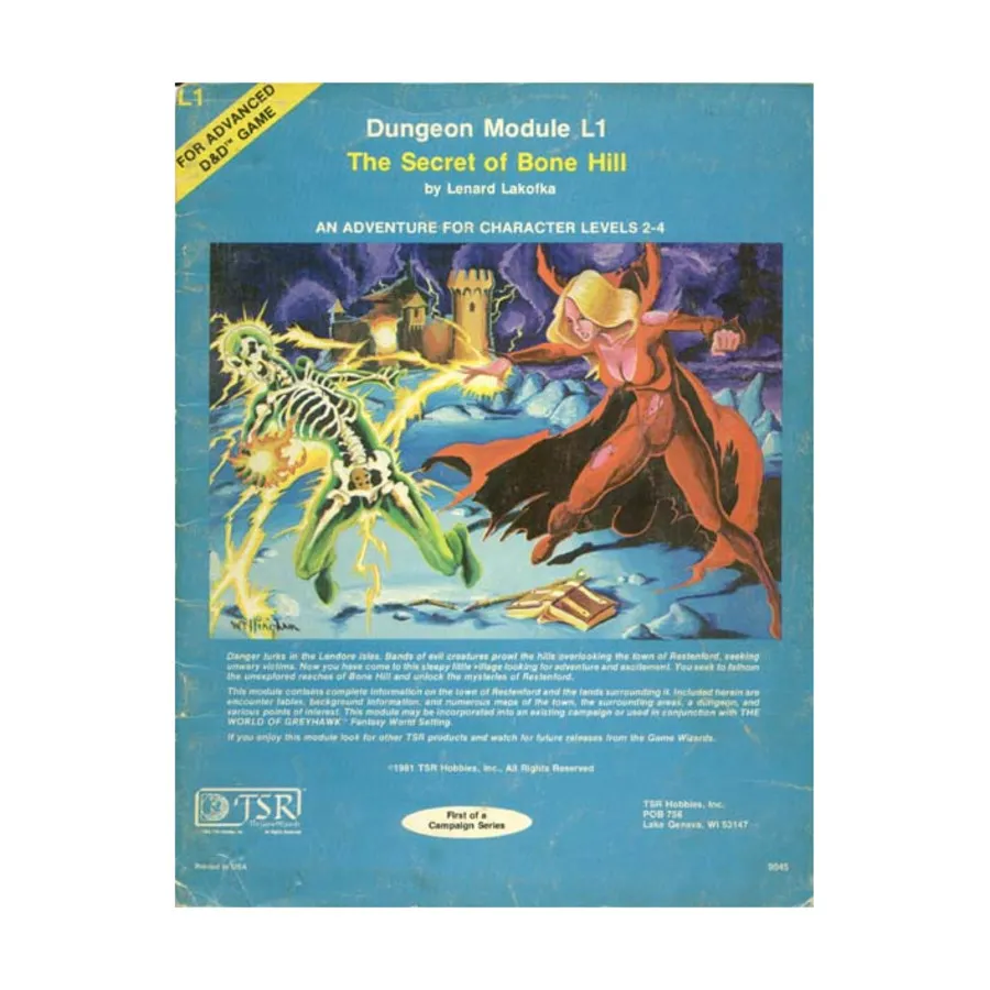 Модуль Secret of Bone Hill (1st Printing), Advanced Dungeons & Dragons (1st Edition) - Modules & Adventures
Модуль Secret of Bone Hill (1st Printing), Advanced Dungeons & Dragons (1st Edition) - Modules & Adventures