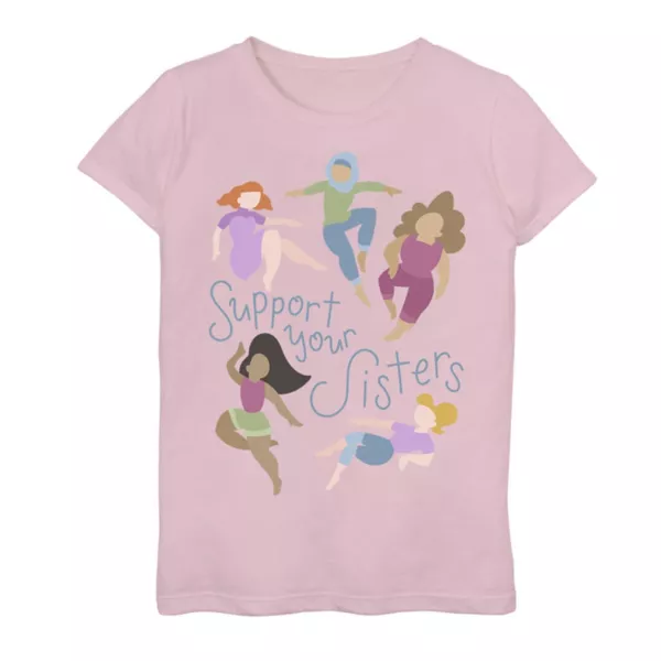 Футболка для девочек 7-16 лет "Сестринская поддержка" Unbranded, розовый
Футболка для девочек 7-16 лет "Сестринская поддержка" Unbranded, розовый