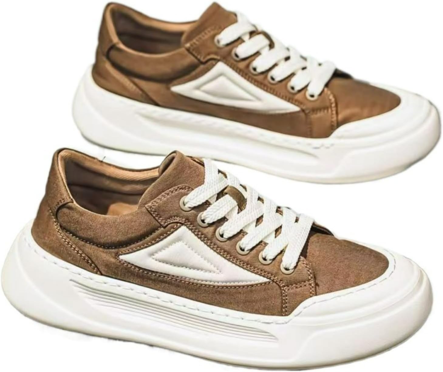 Мужские массивные кроссовки на платформе, низкие, с ретро-американским стилем, нишевый дизайн, повседневные кроссовки с уникальной геометрической аппликацией Ctkvbmeoi, хаки
Мужские массивные кроссовки на платформе, низкие, с ретро-американским стилем, нишевый дизайн, повседневные кроссовки с уникальной геометрической аппликацией Ctkvbmeoi, хаки