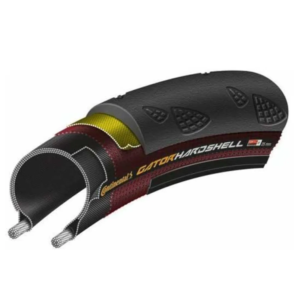 Дорожная шина Continental Gator Hardshell 700C x 28 rigid, черный
Дорожная шина Continental Gator Hardshell 700C x 28 rigid, черный