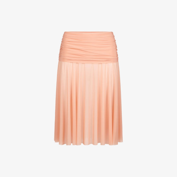 Юбка миди Skims из джерси полупрозрачная, розово-бежевый
Юбка миди Skims из джерси полупрозрачная, розово-бежевый