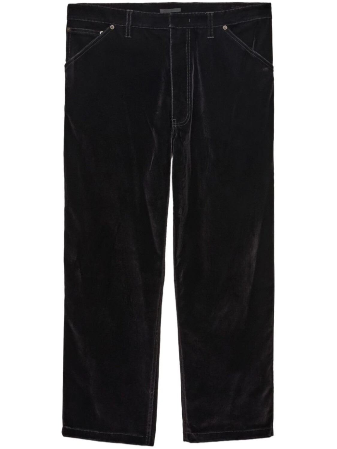 Брюки из денима Prada Velvet, черный
Брюки из денима Prada Velvet, черный