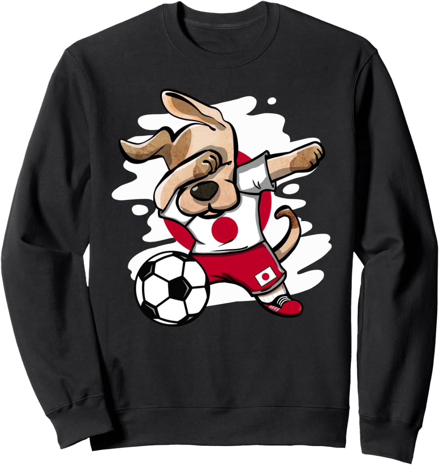 Футболка с изображением японского футбольного болельщика, танцующего даб, с японским флагом, черная Teeisle Japan Soccer
Футболка с изображением японского футбольного болельщика, танцующего даб, с японским флагом, черная Teeisle Japan Soccer