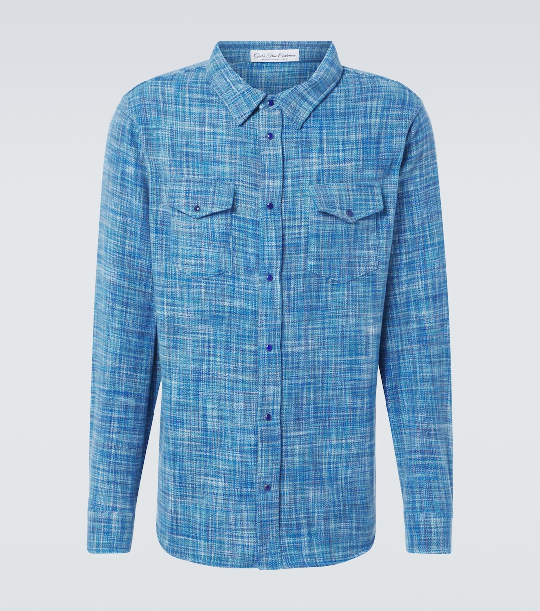 Кашемировая рубашка God's True Cashmere, Lapis Lazuli
Кашемировая рубашка God's True Cashmere, Lapis Lazuli