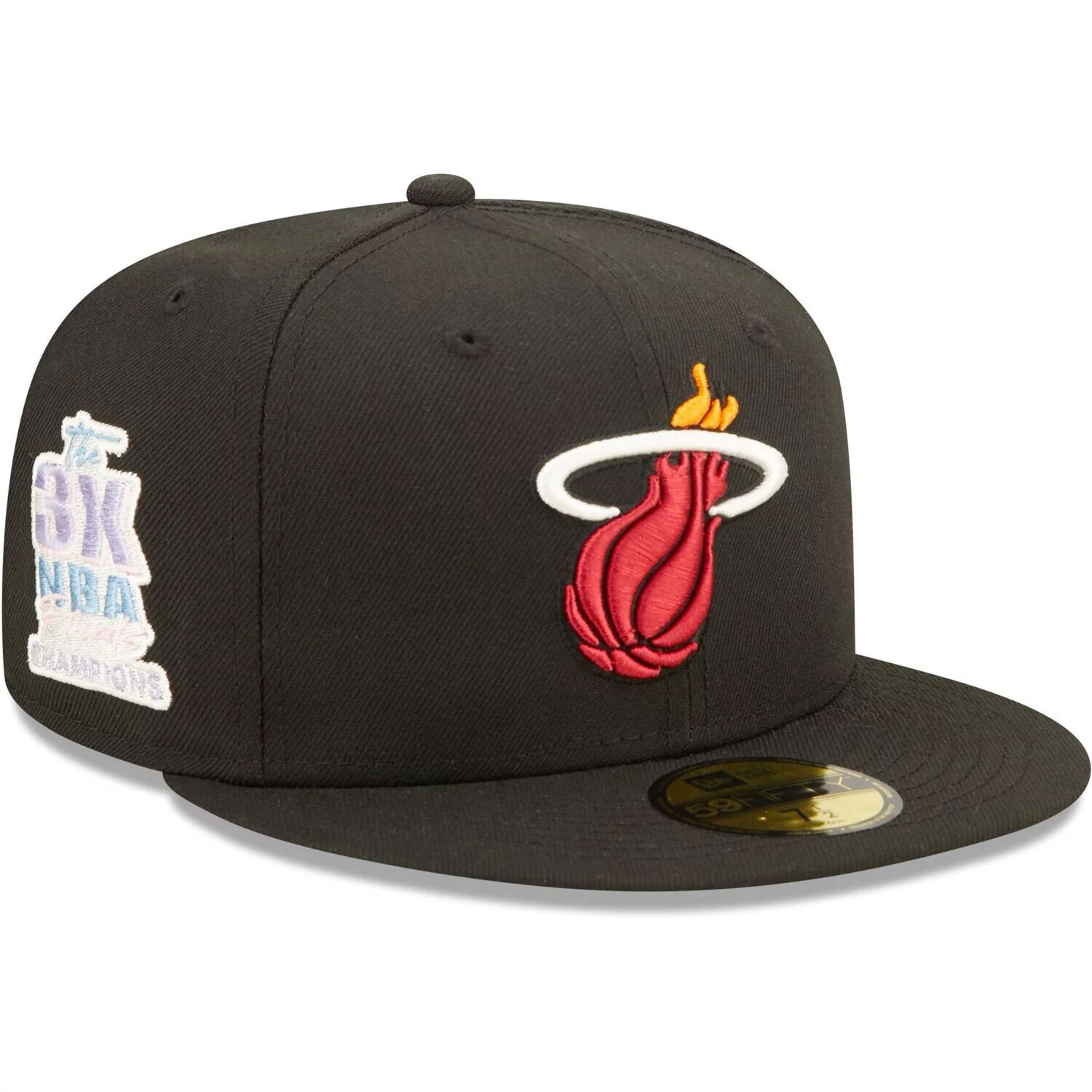 Мужская бейсболка New Era Black Miami Heat 3x NBA Finals Champions Pop Sweat 59FIFTY
Мужская бейсболка New Era Black Miami Heat 3x NBA Finals Champions Pop Sweat 59FIFTY