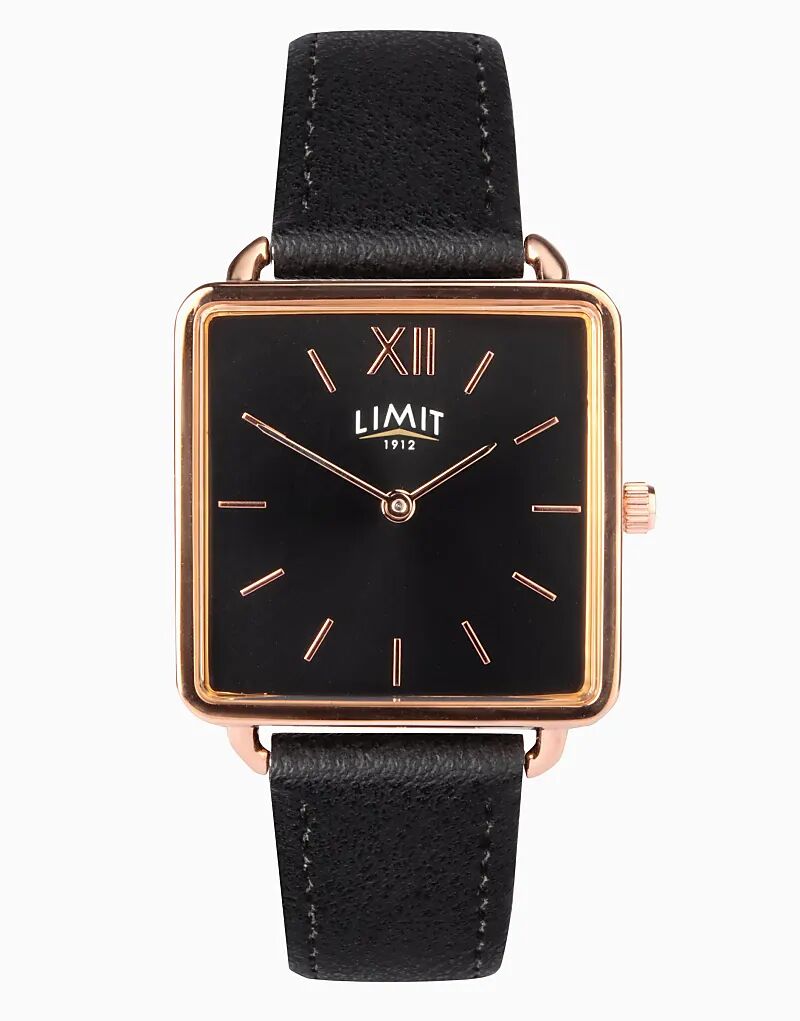 Классические женские квадратные черные аналоговые часы 29 мм черного цвета Limit
Классические женские квадратные черные аналоговые часы 29 мм черного цвета Limit