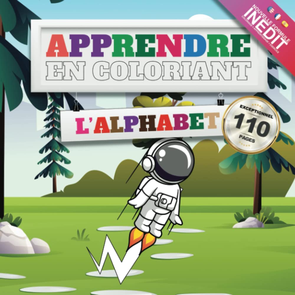 Apprendre en coloriant l Alphabet, Gros livre de coloriage enfant 2 à 5 ans Un nouvel apprentissage amusant.: Mon premier cahier éducatif à colorier ... les compétences des petits (French Edition) (Independently published)
Apprendre en coloriant l Alphabet, Gros livre de coloriage enfant 2 à 5 ans Un nouvel apprentissage amusant.: Mon premier cahier éducatif à colorier ... les compétences des petits (French Edition) (Independently published)