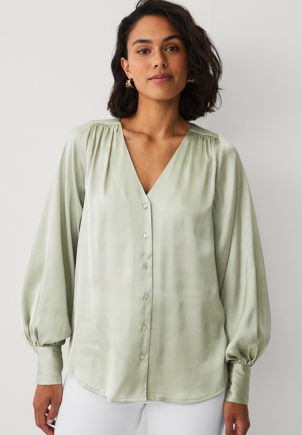 Блуза Ellos Collection, светло-зеленый
Блуза Ellos Collection, светло-зеленый