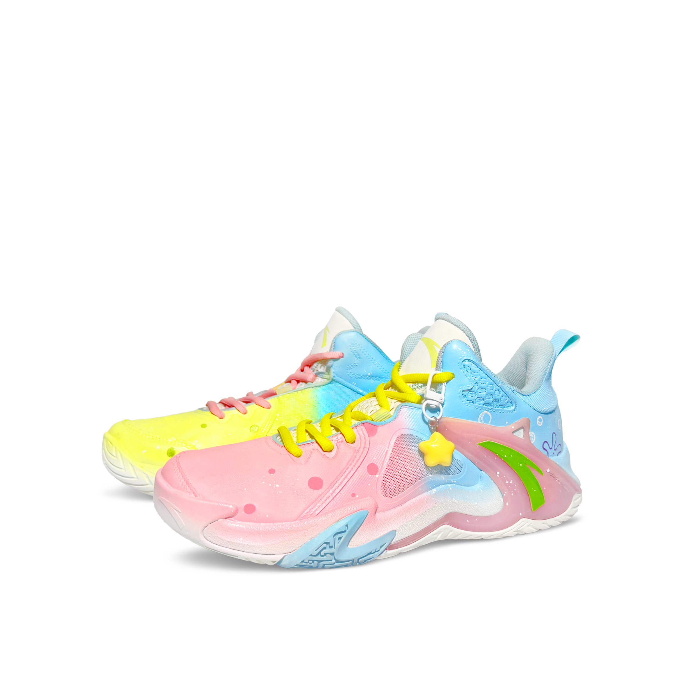 Airspace 4 нескользящие износостойкие низкие баскетбольные кроссовки мужские ANTA, розовый желтый mismatched
Airspace 4 нескользящие износостойкие низкие баскетбольные кроссовки мужские ANTA, розовый желтый mismatched