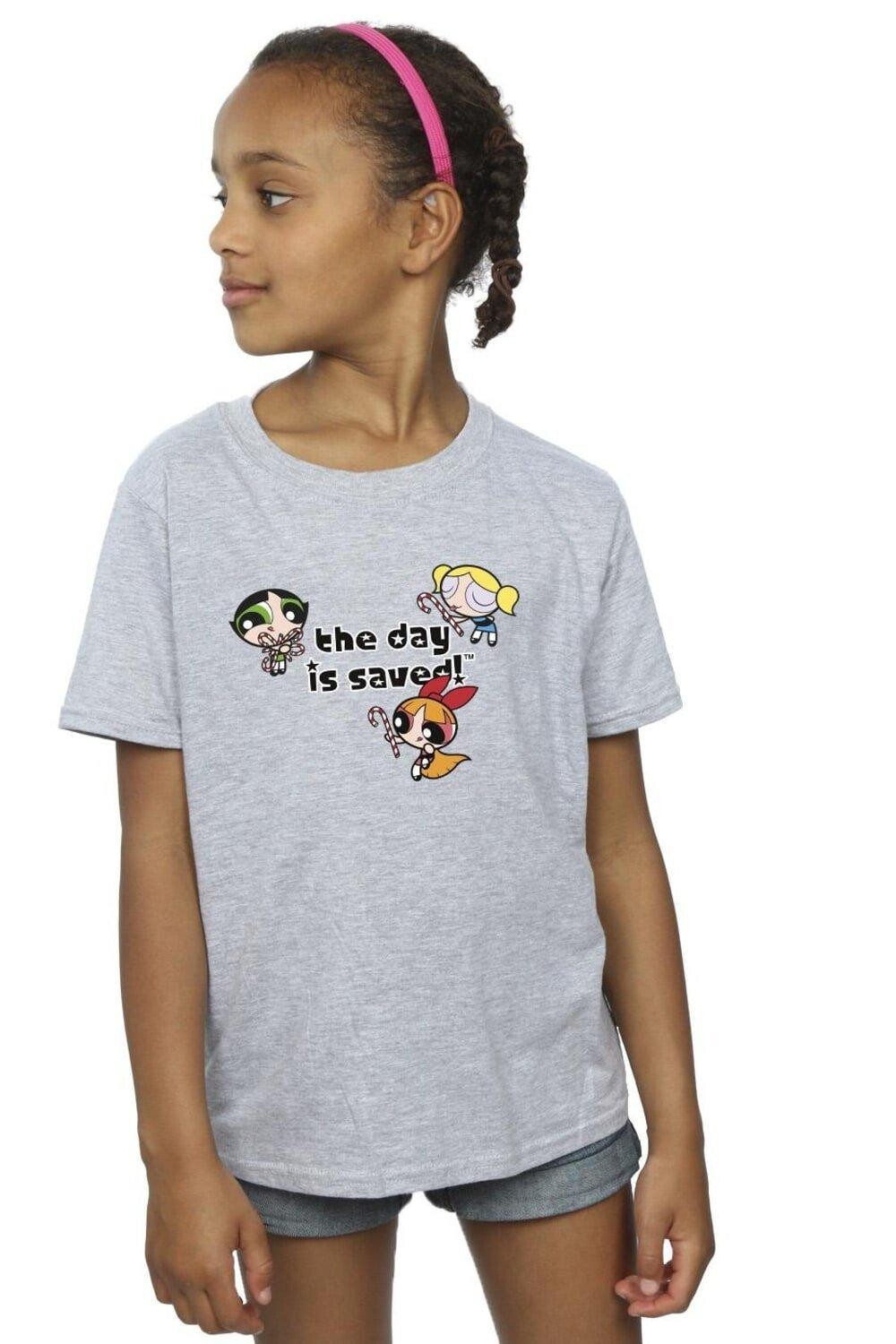 Хлопковая футболка The Day Is Saved Powerpuff Girls, серый
Хлопковая футболка The Day Is Saved Powerpuff Girls, серый
