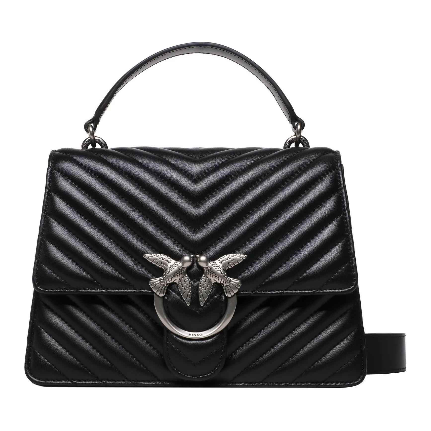 PINKO Кожаная сумка через плечо, кроссбоди, женская сумка black
PINKO Кожаная сумка через плечо, кроссбоди, женская сумка black