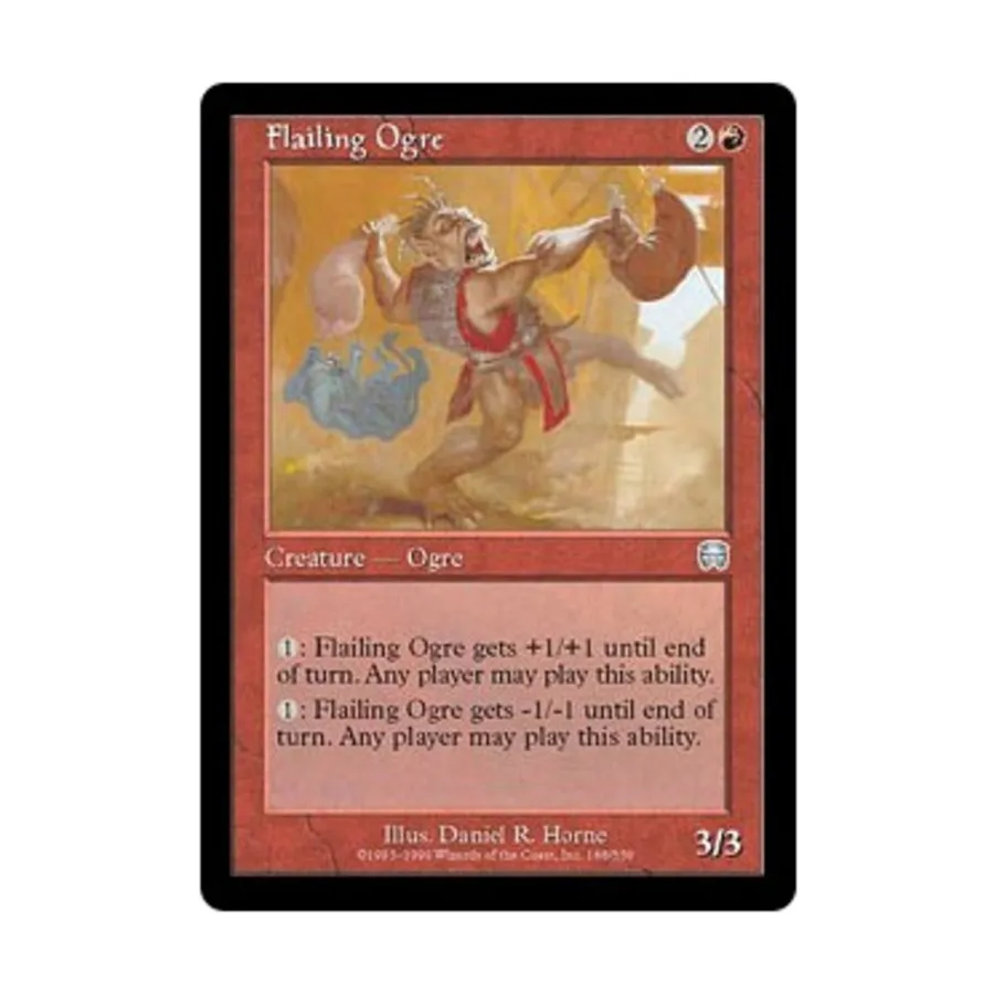 CCG Размахивающий огр (U), MTG - Mercadian Masques 
CCG Размахивающий огр (U), MTG - Mercadian Masques