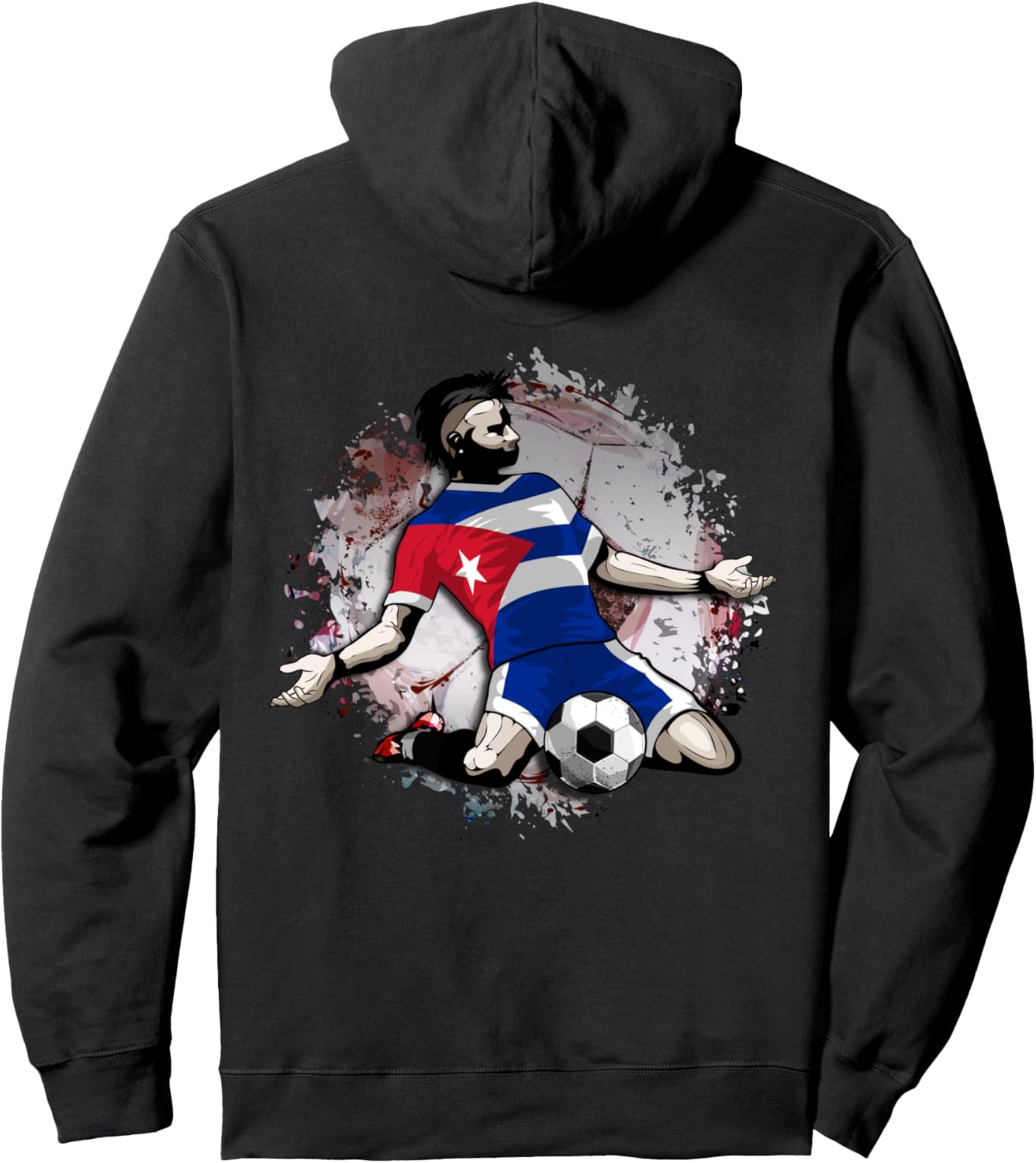 Кубинский футбол, флаг Кубы - Футбол для любителей Кубы, футбол для любителей Кубы, худи с изображением кубинского флага Teeisle Cuba Football, черный
Кубинский футбол, флаг Кубы - Футбол для любителей Кубы, футбол для любителей Кубы, худи с изображением кубинского флага Teeisle Cuba Football, черный