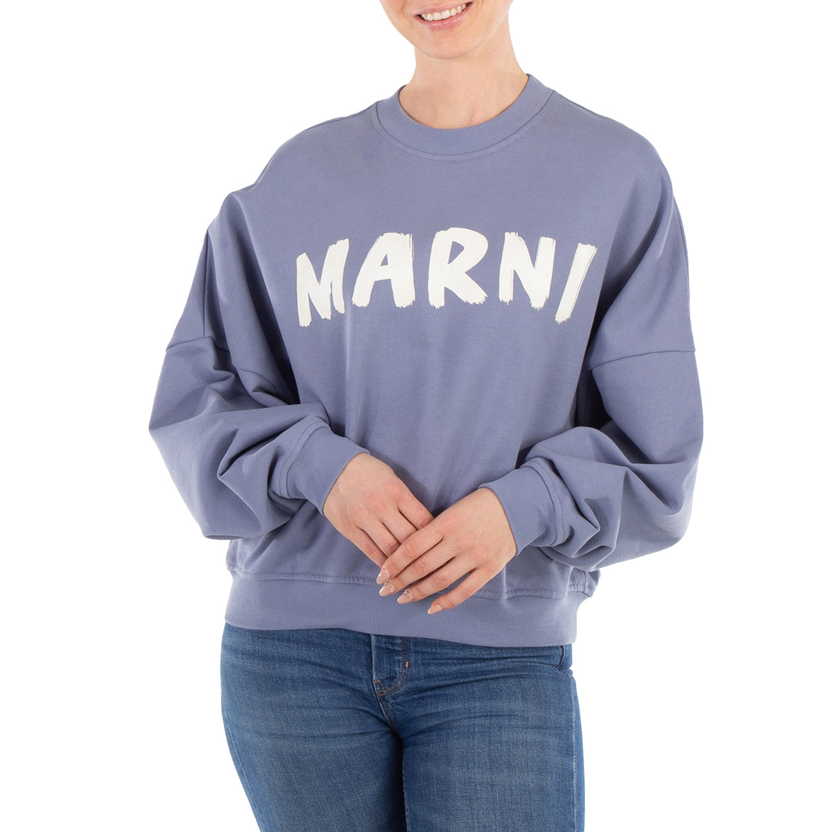 Толстовка с круглым вырезом и логотипом Marni в оттенке «Тень», Shadow
Толстовка с круглым вырезом и логотипом Marni в оттенке «Тень», Shadow