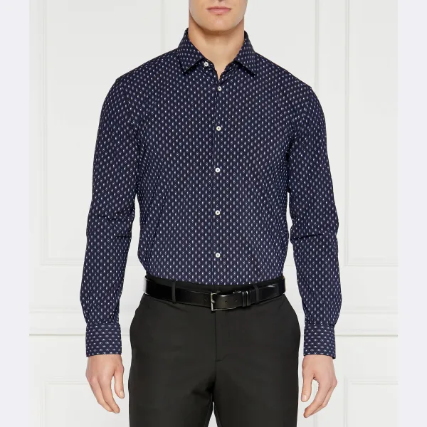 Рубашка узкого кроя Boss, синий
Рубашка узкого кроя Boss, синий