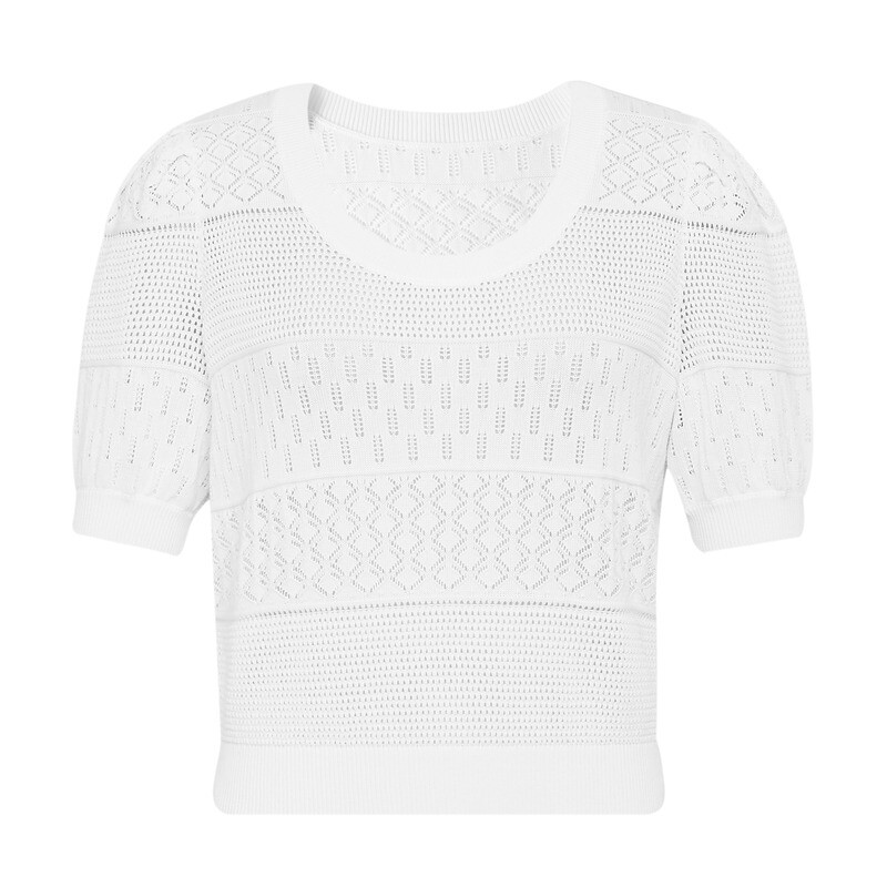 Женский вязаный топ Deep Breath с U-образным вырезом, темно-синий
Женский вязаный топ Deep Breath с U-образным вырезом, темно-синий