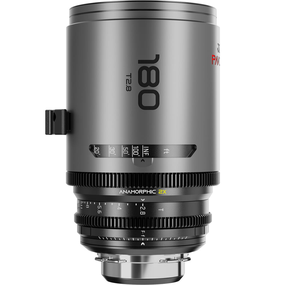 Анаморфотный объектив DZOFilm PAVO 180 мм T2.8 2x с фиксированным фокусным расстоянием (нейтральная светосила, крепление PL/EF, ножки)
Анаморфотный объектив DZOFilm PAVO 180 мм T2.8 2x с фиксированным фокусным расстоянием (нейтральная светосила, крепление PL/EF, ножки)