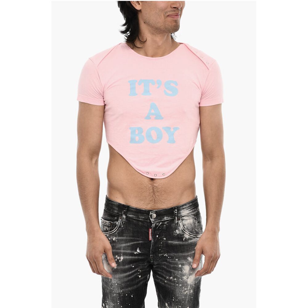 Укороченная футболка с круглым вырезом Dsquared2, Multicolor
Укороченная футболка с круглым вырезом Dsquared2, Multicolor