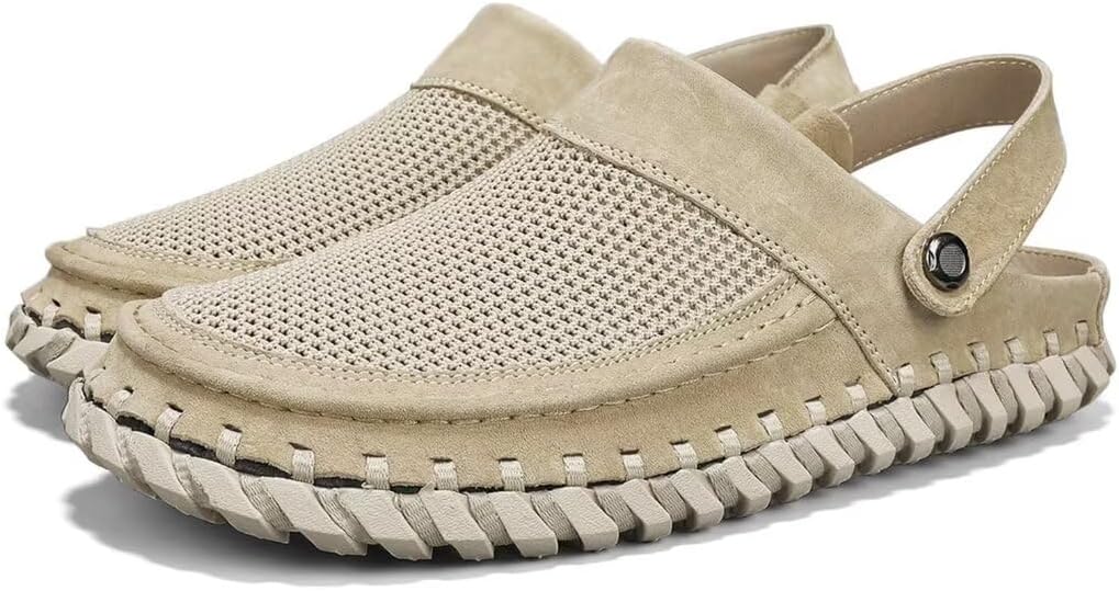 Мужские сандалии Purfitall из кожи, пляжные сандалии для мужчин, закрытый носок, водонепроницаемые кроссовки, повседневные летние нескользящие сандалии для прогулок, походов и рыбалки, бежевый
Мужские сандалии Purfitall из кожи, пляжные сандалии для мужчин, закрытый носок, водонепроницаемые кроссовки, повседневные летние нескользящие сандалии для прогулок, походов и рыбалки, бежевый