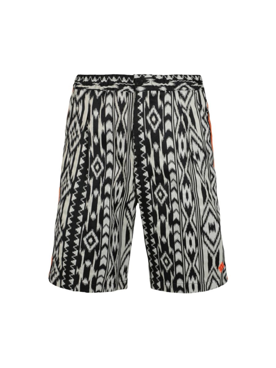 Шорты свободного кроя с принтом в стиле фолк с плоским передом Marcelo Burlon, черный
Шорты свободного кроя с принтом в стиле фолк с плоским передом Marcelo Burlon, черный