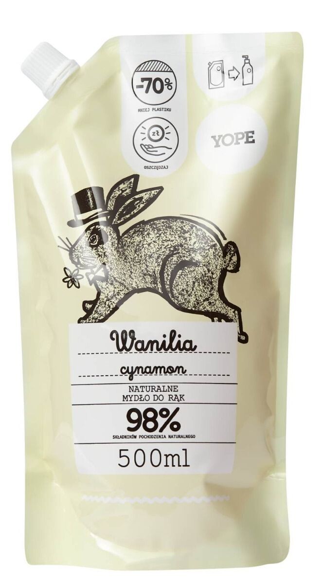 Yope Wanilia жидкое мыло, 500 ml
Yope Wanilia жидкое мыло, 500 ml