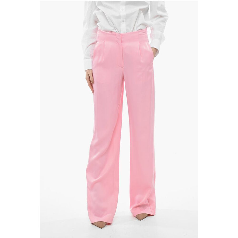 Атласные брюки-палаццо с одинарной складкой Msgm, Multicolor
Атласные брюки-палаццо с одинарной складкой Msgm, Multicolor