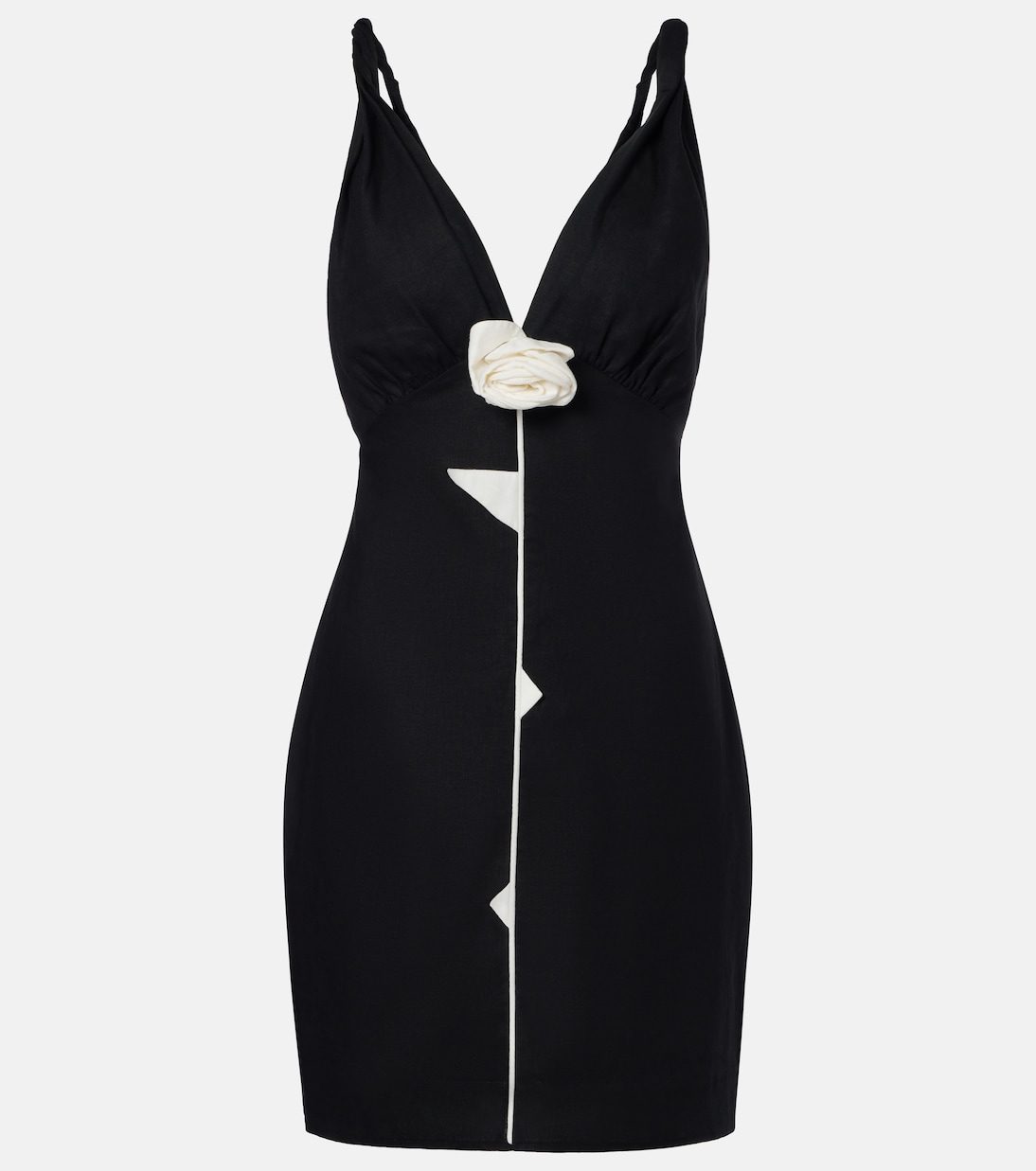 Мини-платье из льняной смеси с цветочной аппликацией Farm Rio, черный
Мини-платье из льняной смеси с цветочной аппликацией Farm Rio, черный