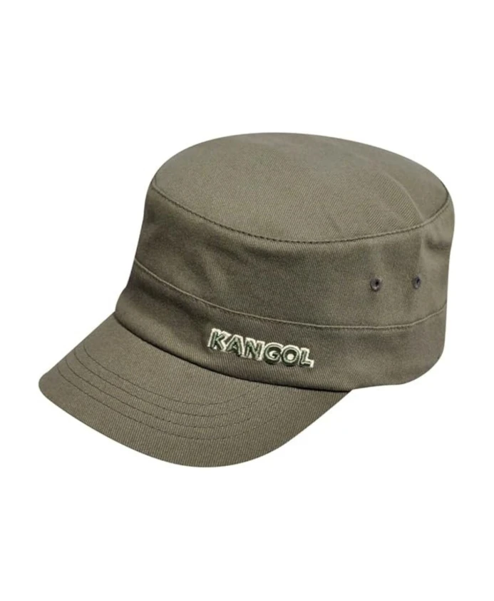 Хлопковая армейская кепка оливково-зеленого цвета с потайным отделением. Kangol, зеленый
Хлопковая армейская кепка оливково-зеленого цвета с потайным отделением. Kangol, зеленый