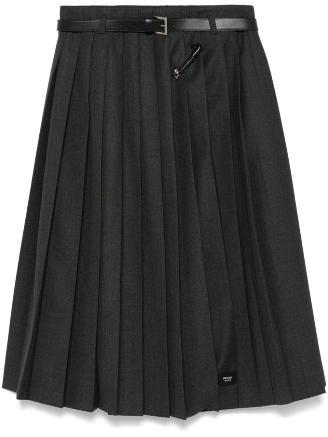 Prada юбка миди со складками, черный
Prada юбка миди со складками, черный