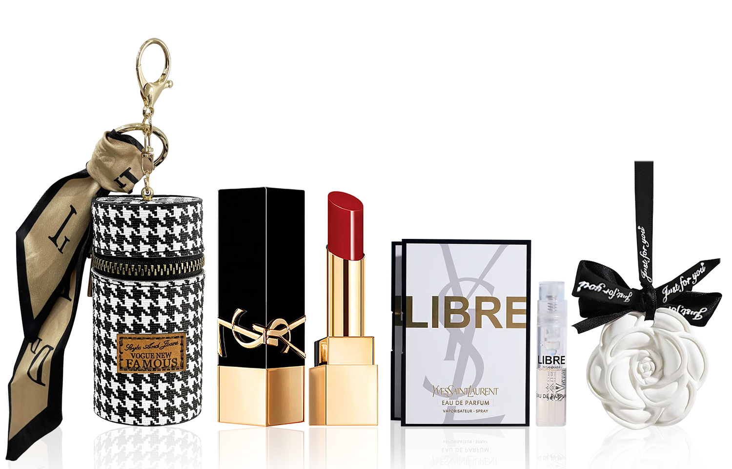 Набор образцов помады с футляром для помады в виде парфюма SAINT LAURENT
Набор образцов помады с футляром для помады в виде парфюма SAINT LAURENT